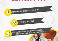 WARTOŚCIOWA LEKCJA WF –  konkurs dla szkół podstawowych
