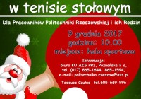 Mistrzostwa PRz w tenisie stołowym