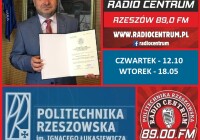 Rektor Elekt PRz na antenie Radio Centrum