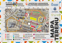 Rzeszowskie Juwenalia – mapa terenu