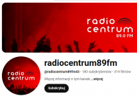 YouTube @radiocentrum89fm43